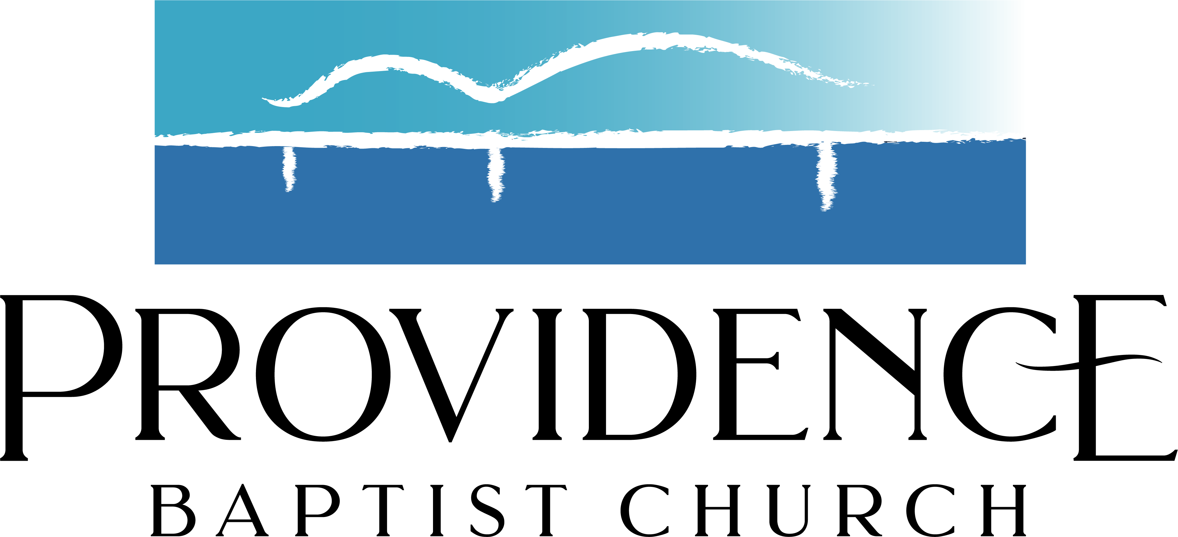 Providence Baptist Church Logo - white text